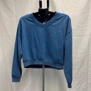 Hippie Rose Sky Blue Knit Top
